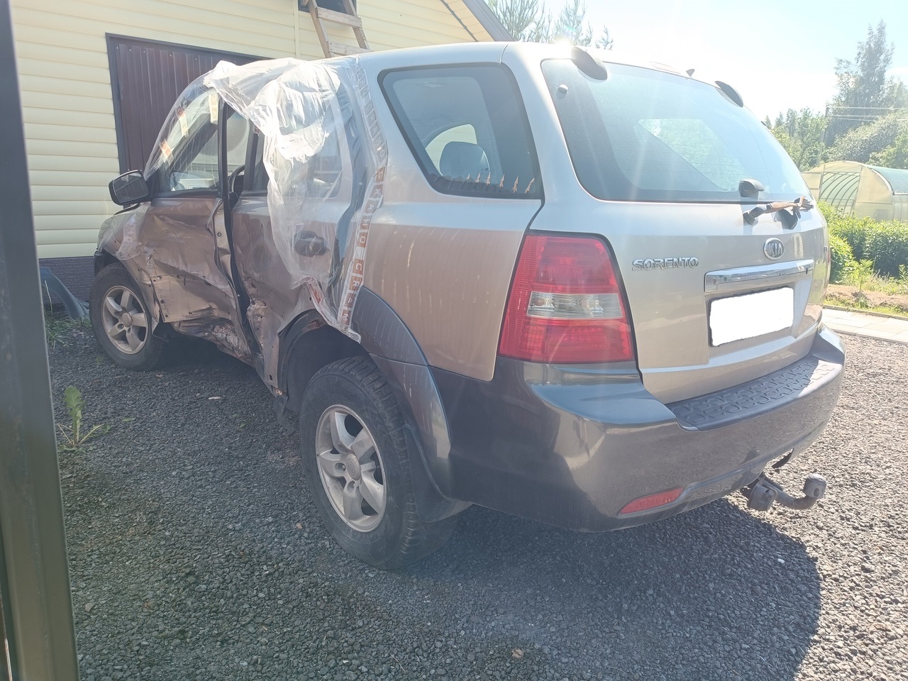 Kia Sorento 2008 год после ДТП